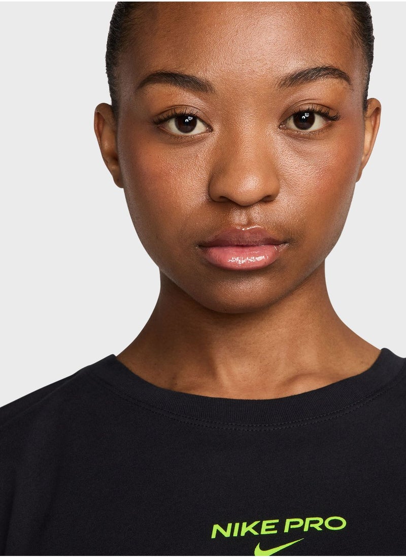 Nike Dri-Fit Pro Crop T-Shirt  - Image 3