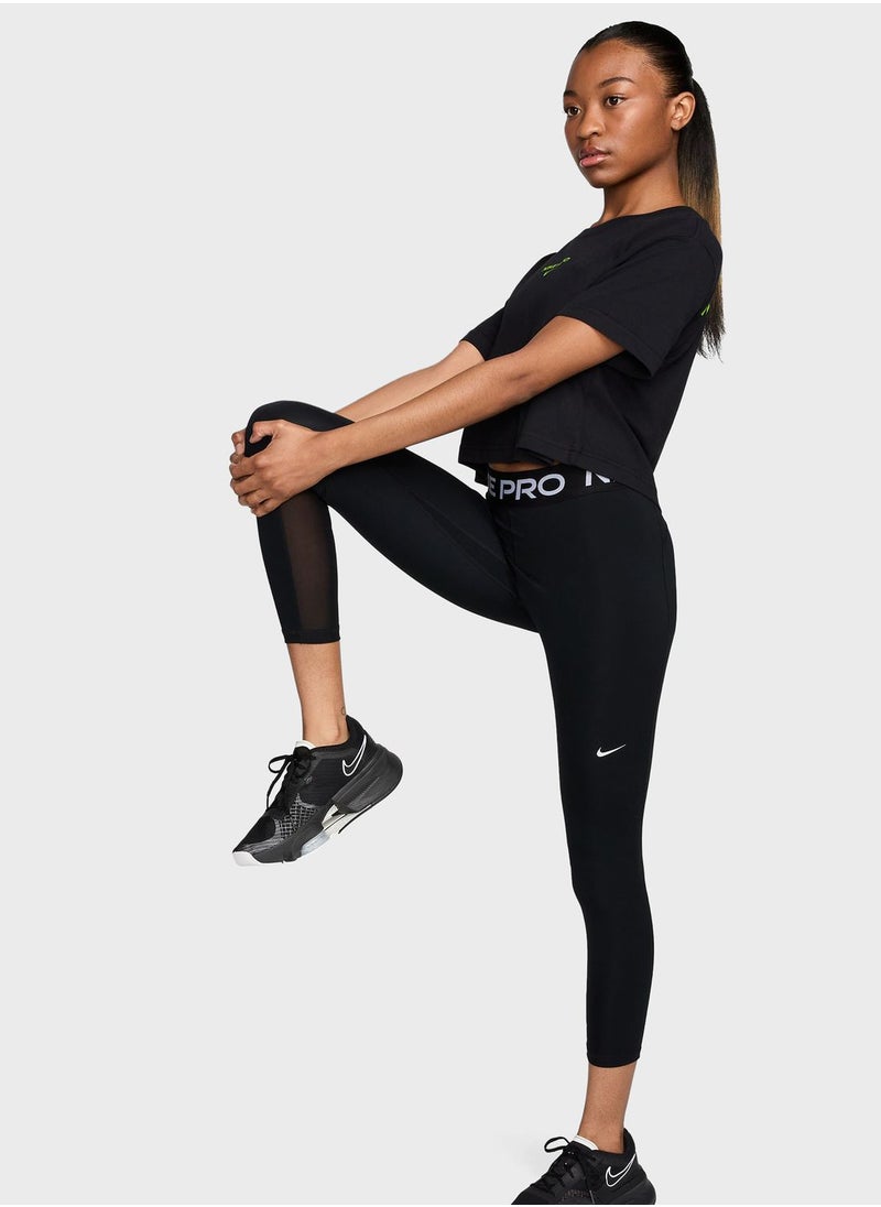 Nike Dri-Fit Pro Crop T-Shirt  - Image 4