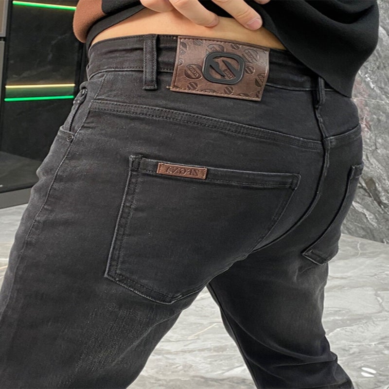 Unisex Classic Denim Jeans Loose Fit Daily Outdoor Wear - Image 4