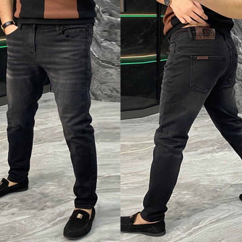 Unisex Classic Denim Jeans Loose Fit Daily Outdoor Wear - Image 5