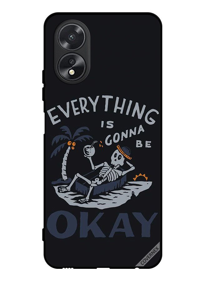 Protective Case Cover For Oppo A38 Everything Is Gonna Be Ok