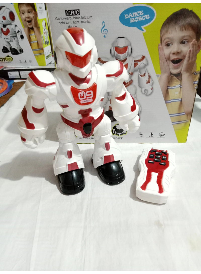 Dancing Robot -R/C - Dance, walk and Light - Red Warrior - Image 1