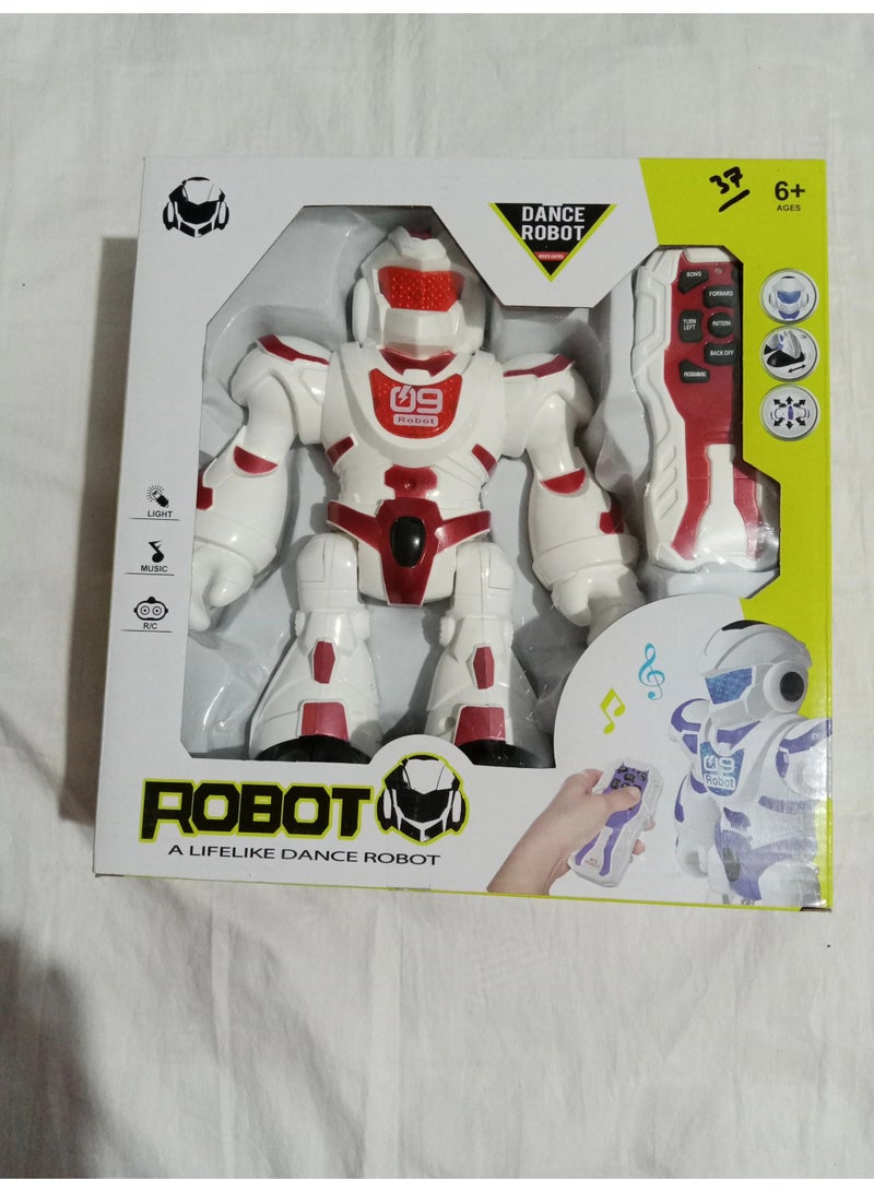 Dancing Robot -R/C - Dance, walk and Light - Red Warrior - Image 2