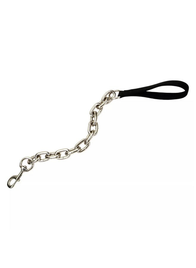 كوستال بيت - سلسلة مرورية عملاقة للكلاب بمقبض من النايلون، لون أسود، 1 بوصة × 30 بوصة - Image 1