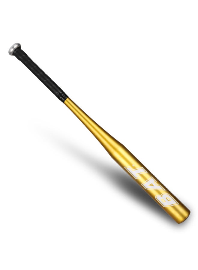 Full Aluminum Alloy Baseball Bat Children's To Adults Version School Students Practice Bat Multiple Colors Available-Color:25 Inch Gold Aluminum Alloy - Image 1