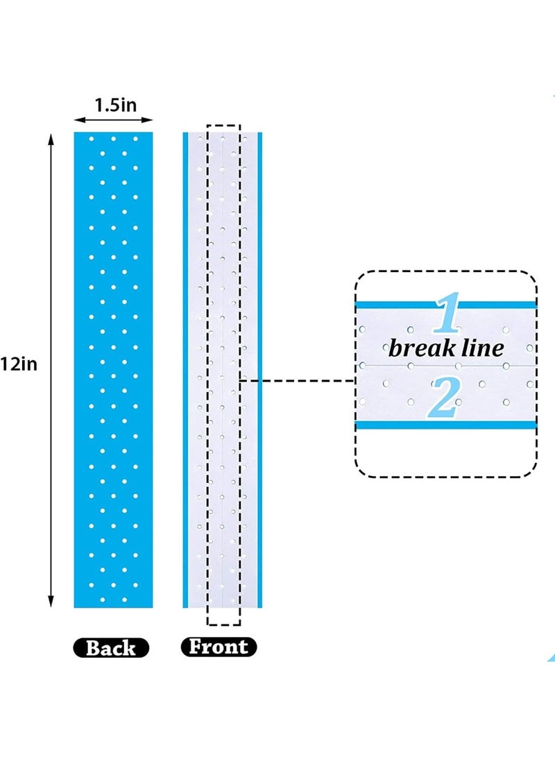 Excefore Lace Front Tape Wig Double Sided Waterproof Lace Wigs Tape Hair System Replacement Toupee Hair Extension Wig Bundles for Man & Woman (10 Pieces) - Image 2