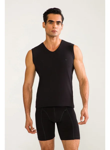 دي أس دامات D'S Groom Men's Black Undershirt