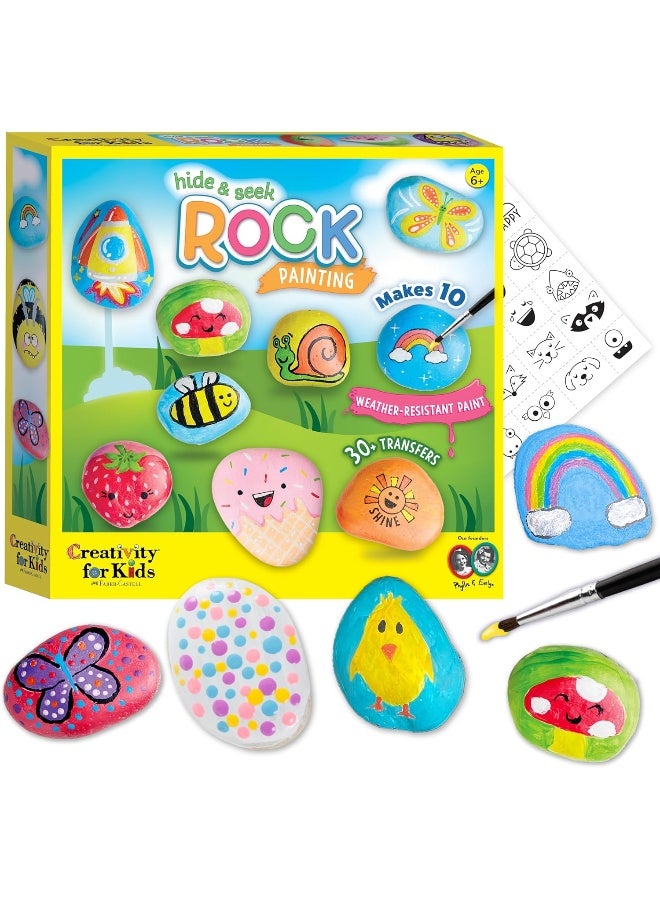 Creativity for Kids Hide & Seek Rock Painting Kit - Image 1