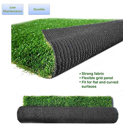 FRESH FROM LOOM 35 Mm Rectangularindoor & Outdoor Use Green Mats | High Density Premium Grass Lawn Turf | Artificial Lawn Carpet Mat|Washable Grass, Dust & Waterproof | Skin Friendly (Size-3 X 8 Feet) - Image 4