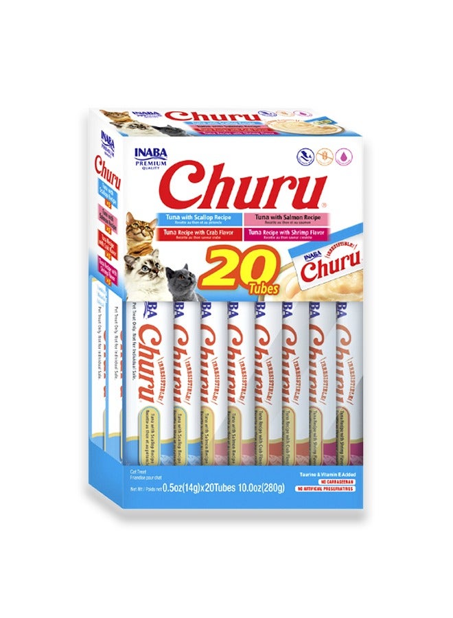 إينابا تونة شورو متنوعة للمأكولات البحرية - 20 أنبوبًا - Image 1