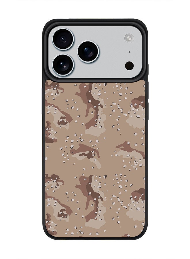 Stylizedd iPhone 17 Pro Max Case, [Compatible with MagSafe] Slim Magnetic cover Phone Case iPhone 17 Pro Max -Desert Storm Camo - Image 1