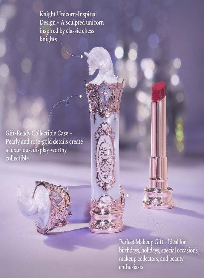 Flower Knows Knight Unicorn Glazed Lipstick, Soft Rose Pink - Image 2