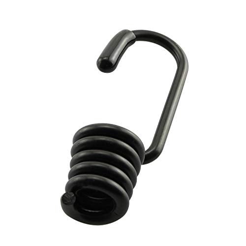 JCBIZ 10pcs Special Metal Hook Bungee Cords Spiral Wire Hooks for Shock Absorbing Elastic Band Strapping Rope - Image 1