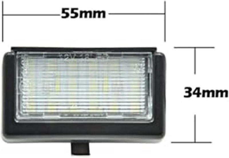 Wivplex 2Pcs License Plate Light for Mercedes-Benz - Image 4