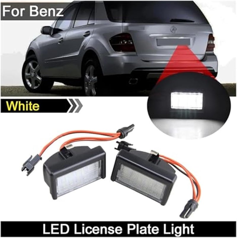 Wivplex 2Pcs License Plate Light for Mercedes-Benz - Image 2