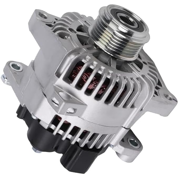 YOMALL Alternator 11491 for 2010-2013 Sonata 2.4L for 2010-2013 Tucson 2.0L / 2.4L for 2010-2013 Forte 2.0L for 2011-2013 Optima/Sportage 2.4L Alternator 110A 6PK 11491N 37300-2G150 TG11C087 - Image 1