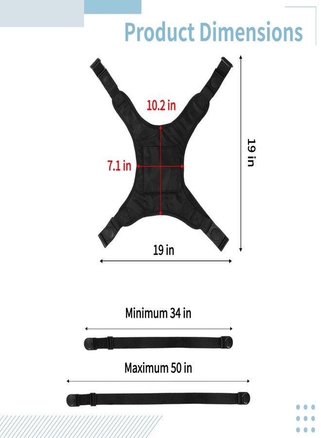 NIMBLOOM Wheelchair Seatbelt Chest Harness for Adults, Adjustable Torso Support Vest with Secure Straps and Front Pocket, Universal Wheelchair Safety Belt for Stable Sitting Support Comfort Positioning - Image 4