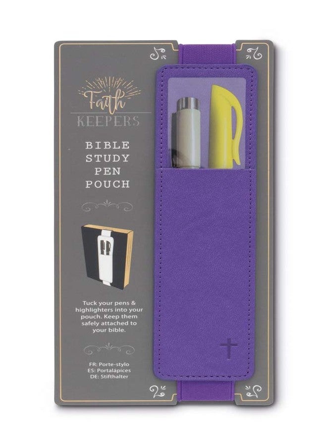 IF Faith Keepers Bible Study Pen Pouch - Purple