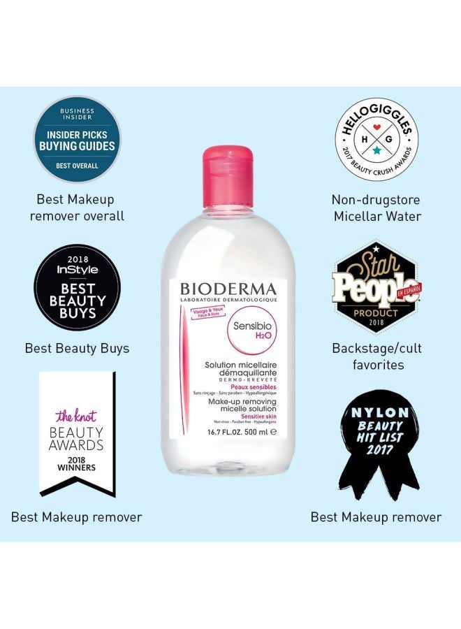 Bioderma Sensibio H2O Make-Up Removing Micelle Solution Clear - Image 5