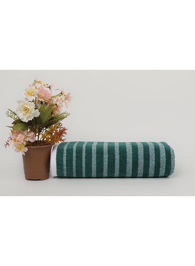 White Rose Towel OASIS S - 450 GSM - 100% Cotton Velour - Bath Sheet 80x160 cm -MultiColour - Modern Stripe Design - Luxury Touch - Extra Absorbent - Image 1