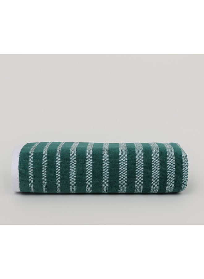 White Rose Towel OASIS S - 450 GSM - 100% Cotton Velour - Bath Sheet 80x160 cm -MultiColour - Modern Stripe Design - Luxury Touch - Extra Absorbent - Image 2