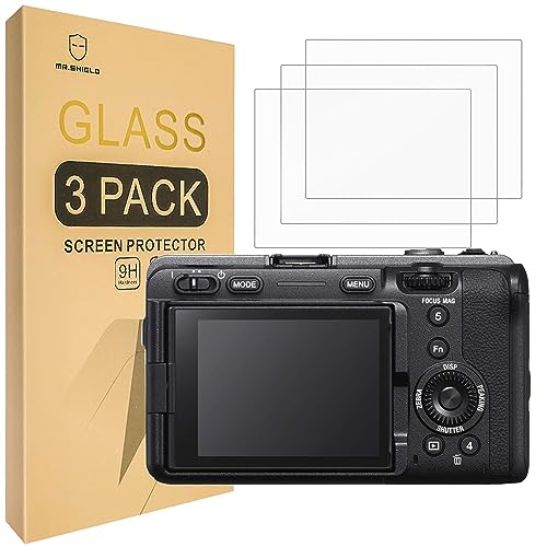 Mr Shield Mr.Shield [3-Pack] Screen Protector For Sony Alpha FX3 ILME-FX3 / FX3A [Tempered Glass] [Japan Glass with 9H Hardness] Screen Protector - Image 1