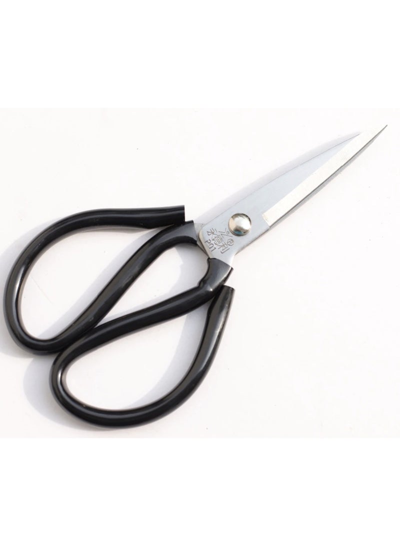 مقص احترافي من الفولاذ المقاوم للصدأ بشفرات حادة ودقيقة للاستخدام المنزلي والمكتبي مقص متعدد الأغراض بمقبض مريح للقص على الورق والقماش والأعمال اليدوية والمهام اليومية - Image 1