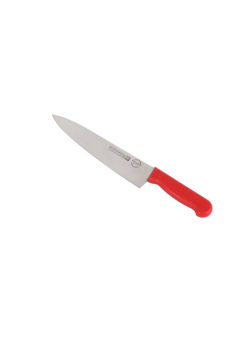 Royalford 10" Chef Knife- RF12555/ with Ultra-Sharp Stainless Steel Blades and Rust-Proof Body, PP Handle - Image 4