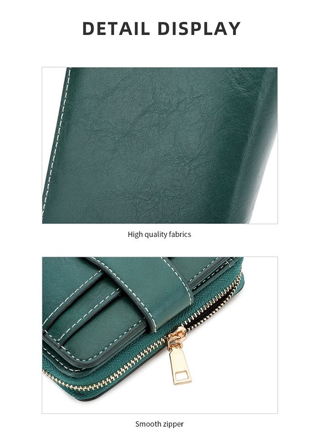 Lemon Small Wallets for Women Bifold RFID Blocking Wallet Card Holder with Zipper Coin Pocket - Image 4