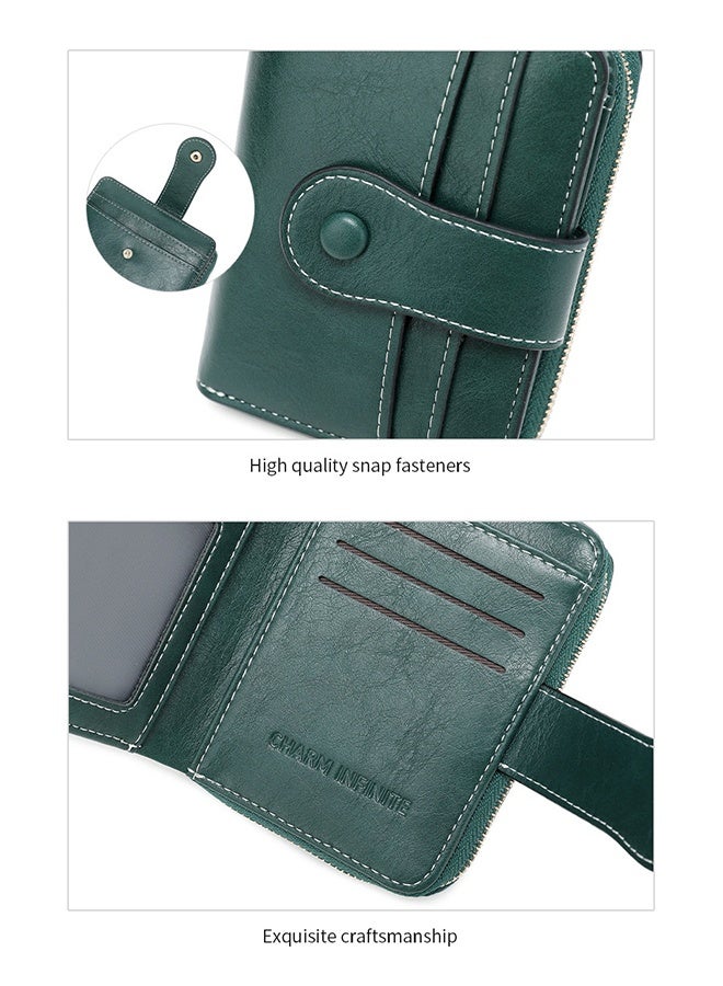 Lemon Small Wallets for Women Bifold RFID Blocking Wallet Card Holder with Zipper Coin Pocket - Image 5