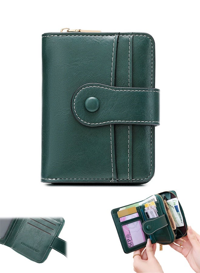 Lemon Small Wallets for Women Bifold RFID Blocking Wallet Card Holder with Zipper Coin Pocket - Image 1