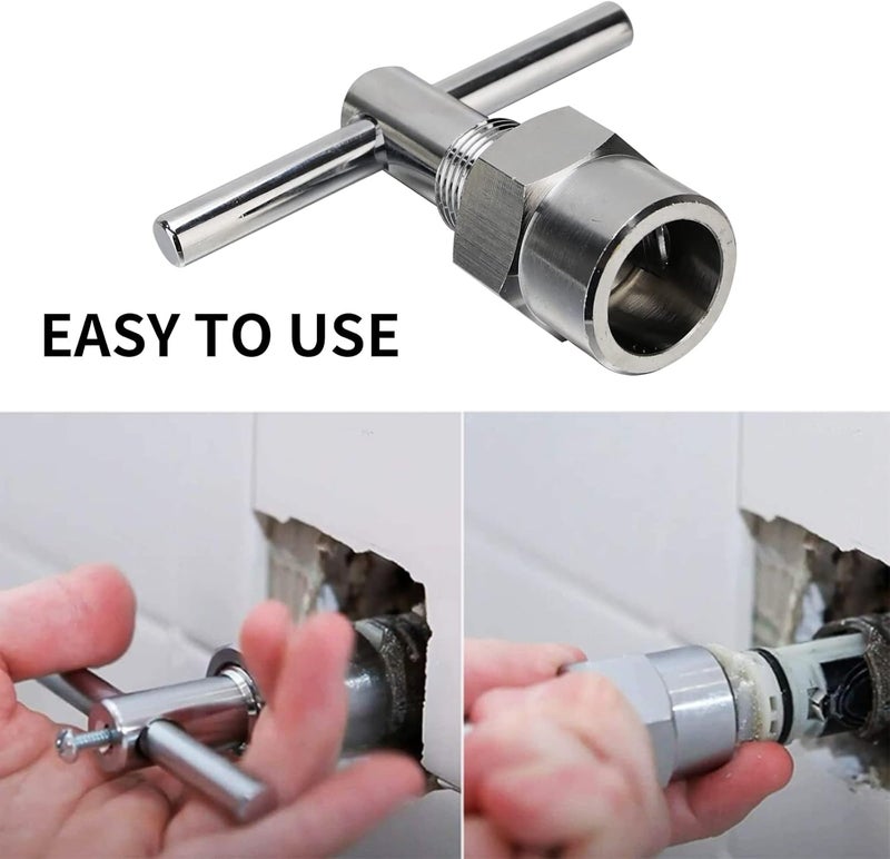 Roastove Moen Solid Brass 104421 Cartridge Puller, Moen Cartridge Removal Tool, Moen Shower Cartridge Replacement,for Repair & Replacement for Moen - Image 5