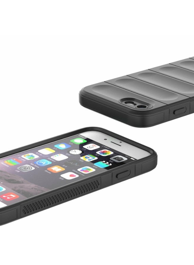 Premium Protection Back Silicone Case Compatible with Iphone 7/8/Se 2020/Se 2022 Magic Shield Shockproof Case with Camera Protection (Black)  - Image 5