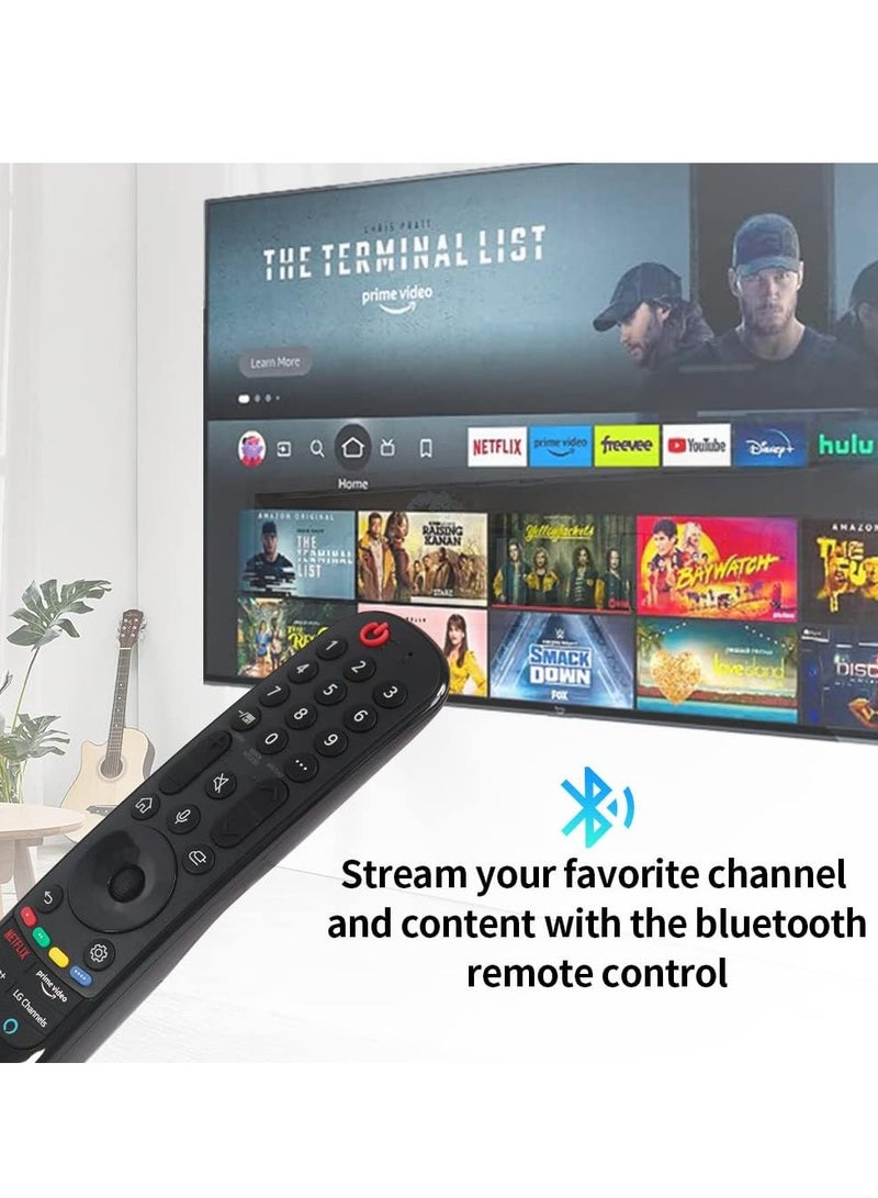 ELTRAZONE Replacement Voice Remote Control AN-MR21GA for LG Smart TV OLED65C1PUB 65 C1 Series 4K OLED (2021) with Netflix Prime Video Disney+ LG Channels Buttons (MR21GA Channels) with battery - Image 3