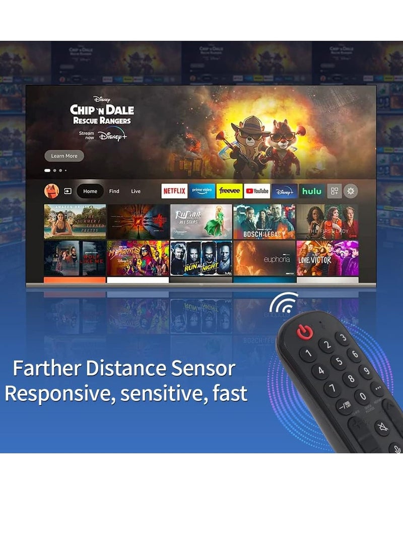 ELTRAZONE Replacement Voice Remote Control AN-MR21GA for LG Smart TV OLED65C1PUB 65 C1 Series 4K OLED (2021) with Netflix Prime Video Disney+ LG Channels Buttons (MR21GA Channels) with battery - Image 5