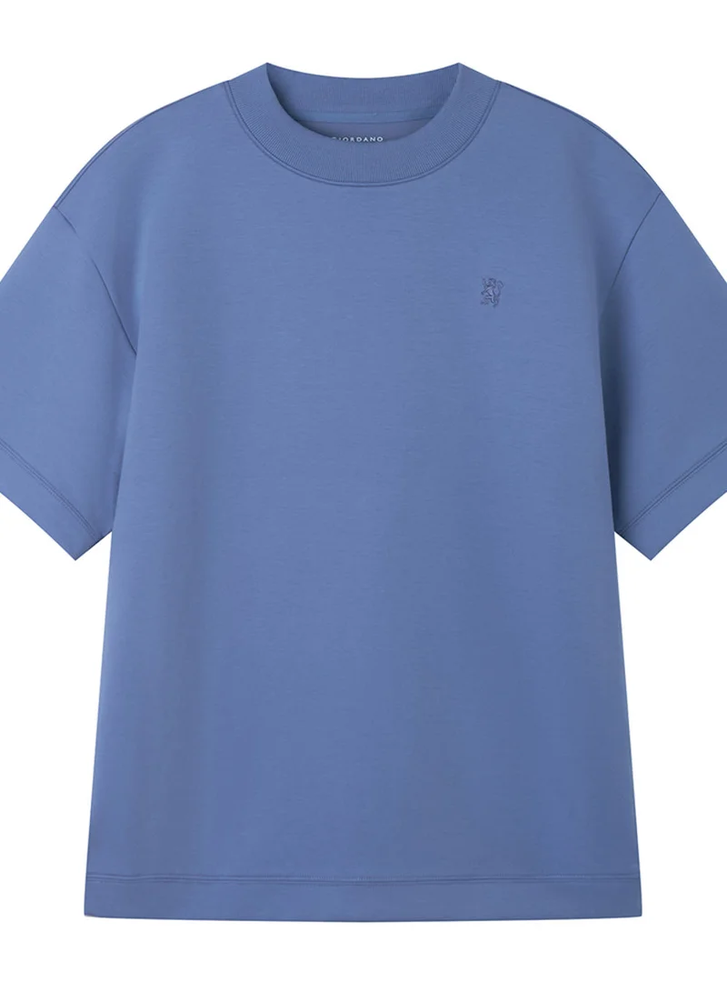 Men’s Relaxed Interlock Crew Neck Tee with Embroidery