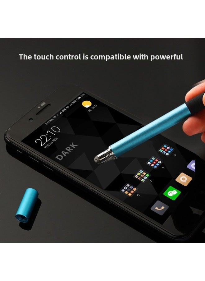 Capacitive Pen Handwriting Touch Pen Disc Pen Available Mobile Phone Tablet Painting Brush Replaceable Cloth Head Touch Pen-Color:Local Gold  - Image 4