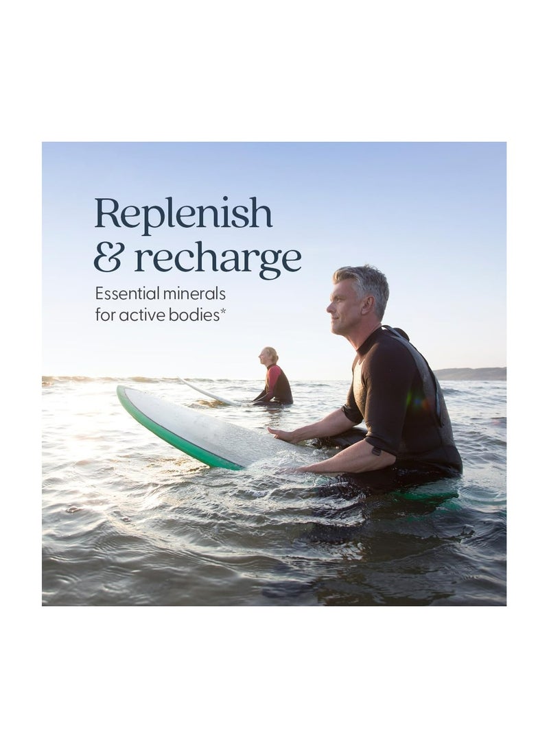 New Chapter Magnesium-Selenium-Zinc Supplement for Active Bodies, Bounce Back After Exercise with Muscle Support Minerals + Hydrating Electrolytes, 325 mg Magnesium in One-Daily Tablet, 30 Count - Image 2