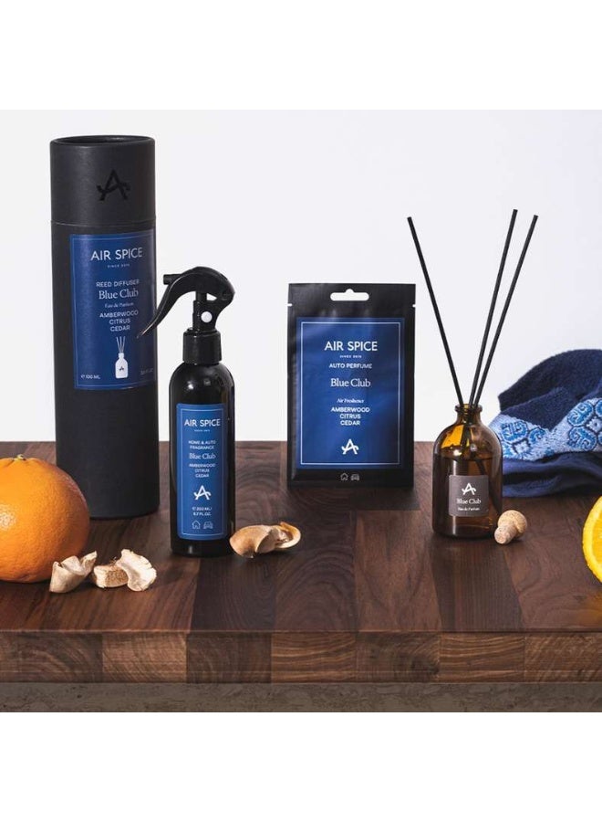 Pan Home Air Spice Blue Club Reed Diffuser 100ml - Blue - Image 2