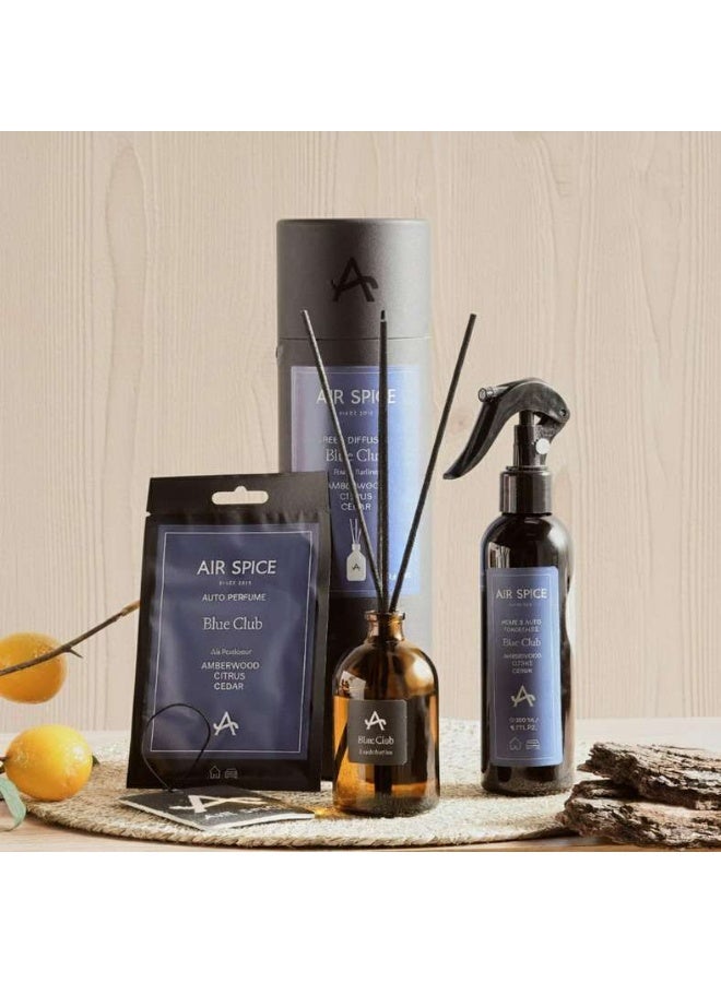 Pan Home Air Spice Blue Club Reed Diffuser 100ml - Blue - Image 3