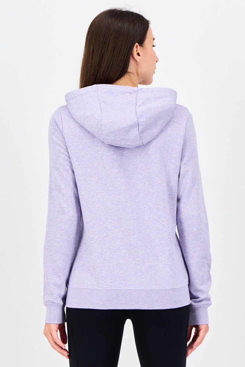Nike Women Sportswear Fit Long Sleeve Outdoor Hoodie, Lavender - Image 3