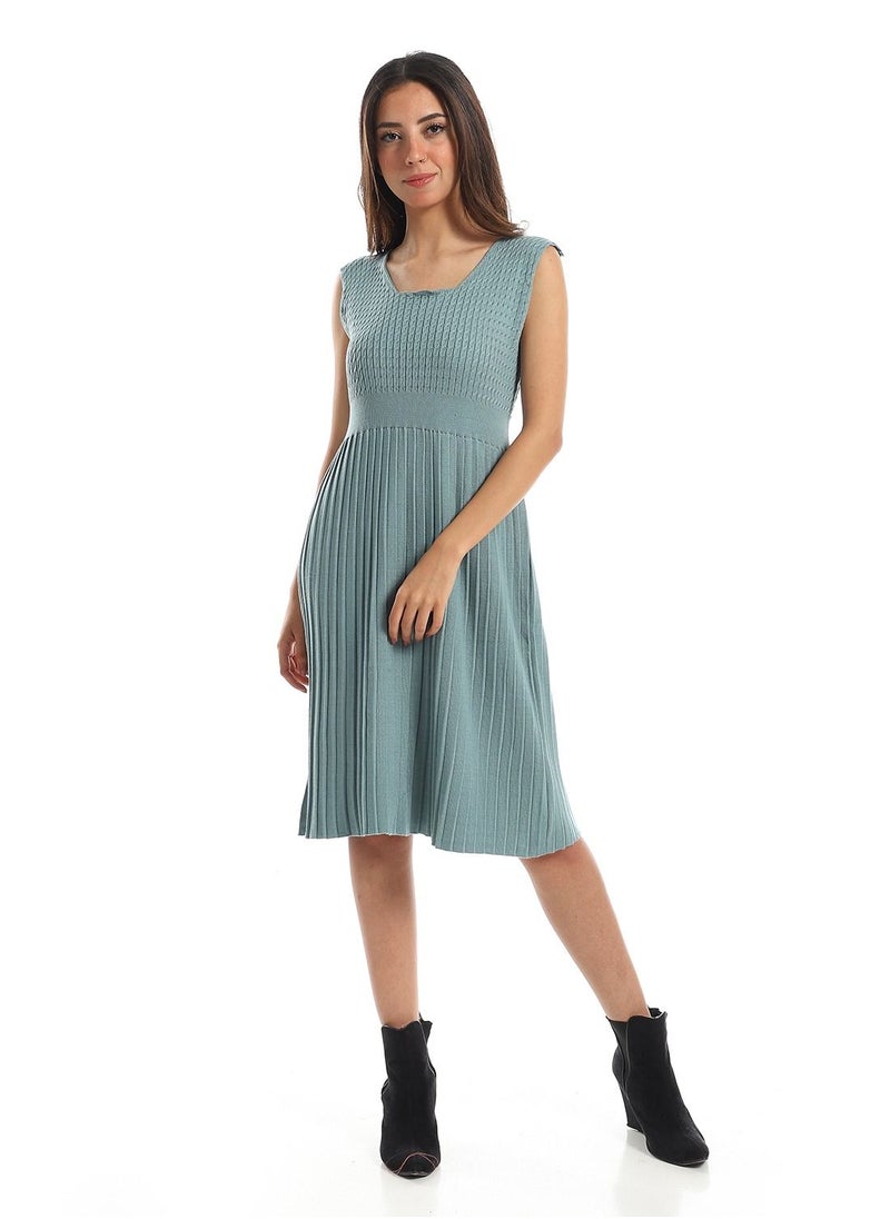 Caesar - WomenCasual Wool Short Dress 2 Pieces - Image 1