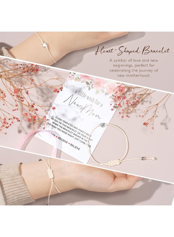 Suhctuptx New Mom Gifts, Bear Postpartum Essentials Mom to Be Gift, Pregnancy Gifts for Expecting Mom (Ivory) - Image 4