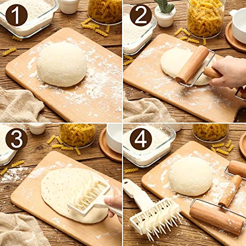 Zoov Plastic Pizza Pie Pastry Dough Docker Pizza Roller Dough Cookie Baking Pastry Tool Kitchen Accessories - Image 4