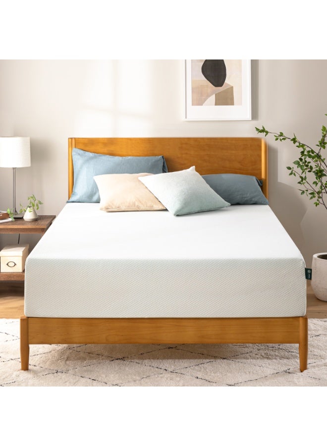 Zinus 30cm Green Tea Memory Foam Mattress | Single Size | Medium-Firm Support | Fiberglass-Free | Zoned Pressure Relief |  OEKO-TEX® & CertiPUR-US® Certified | Mattress in a Box | 90W x 200L x 30H CM - Image 1