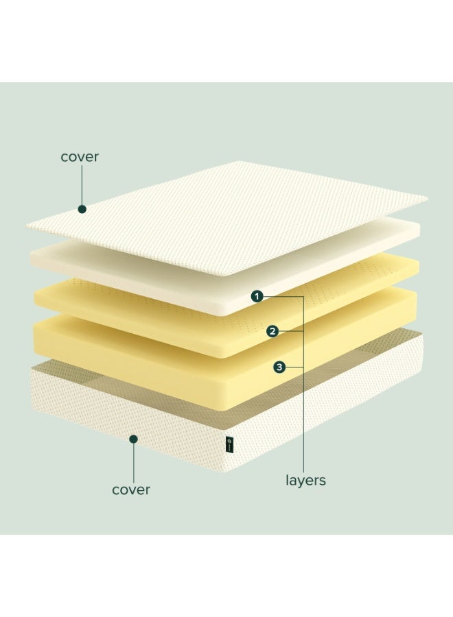 Zinus 30cm Green Tea Memory Foam Mattress | Single Size | Medium-Firm Support | Fiberglass-Free | Zoned Pressure Relief |  OEKO-TEX® & CertiPUR-US® Certified | Mattress in a Box | 90W x 200L x 30H CM - Image 4