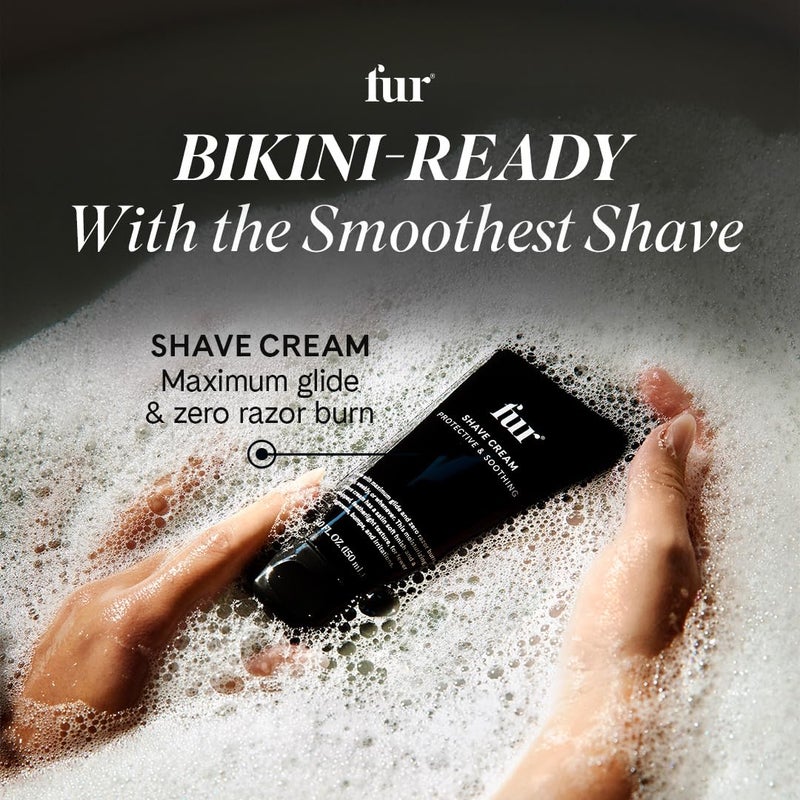 Fur Shave Cream: Moisturizing Shave Cream Soothes Skin and Reduces Bumps and Irritation - 5 OZ - Image 5