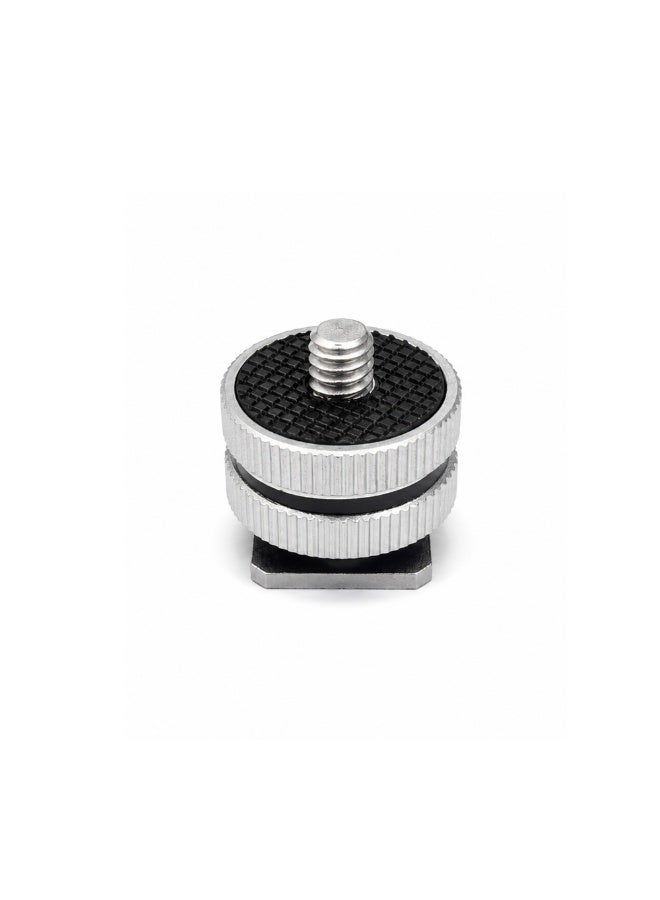 NiceFoto Camera Hot Shoe to 1/4"-20 Screw Adapter Mount - Image 1