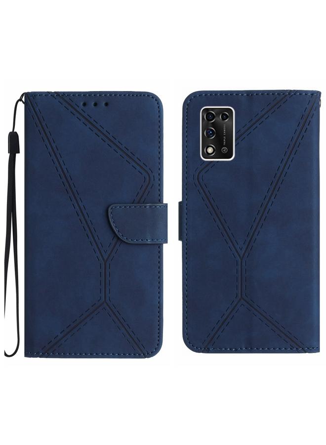 The Bros Case For ZTE Libero 5G II Stitching Embossed Leather Phone Case