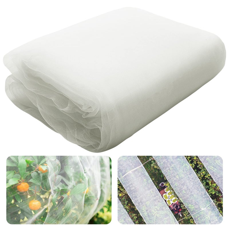 Alpurple Alpurple Insect Bird Barrier Netting Mesh 20 x 10 Feet Garden Bug Netting Plant Cover for Protect Plant Fruits Flower from Insect Bird Eating 